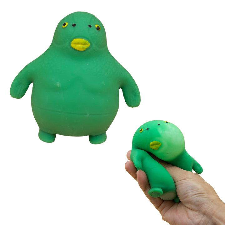[230108] Combata el estrés con diversión: juguete de bolsillo con forma de pez con cabeza verde