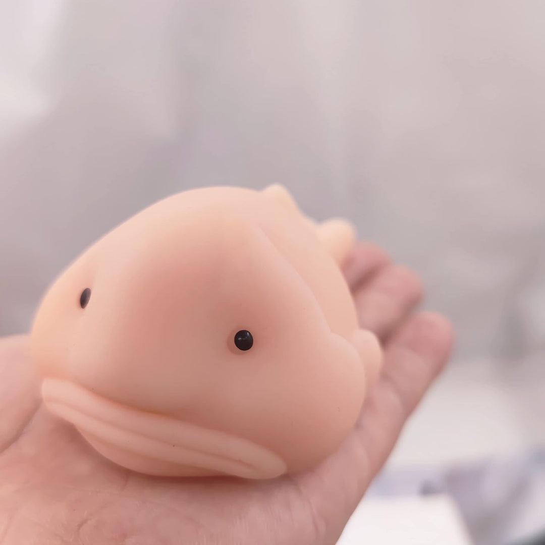 2Pack Blob Fish Squishy Toy Stress Relief Soft Squeeze Funny Cute Kawaii Ocean Animal