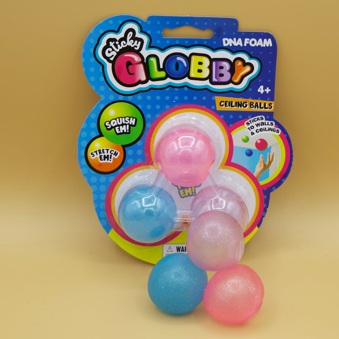 [230134] Juego de bolas adhesivas brillantes