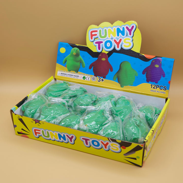 [230108] Combata el estrés con diversión: juguete de bolsillo con forma de pez con cabeza verde