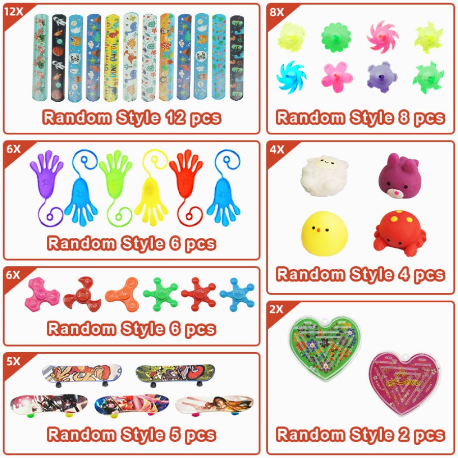 81 Pcs Party Favors For Kids, Pinata Stuffers Toy Assortment For Kids Birthday Treasure Box Toys For Classroom, Carnival Prizes, Good For ADHD, 2024 Hot Style