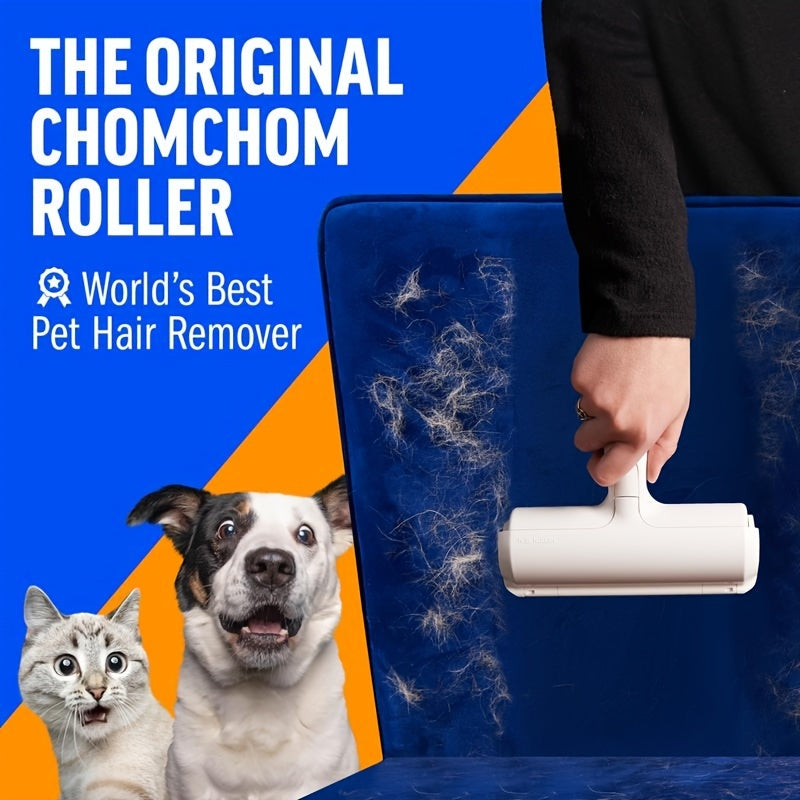 ChomChom Roller Pet Hair Remover for Furniture, Carpet, Clothes - NEW