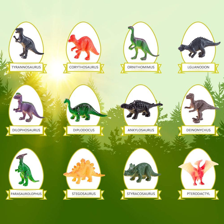 [EDM032]Descubre 12 dinosaurios únicos: Aventura del kit de excavación de huevos de dinosaurio