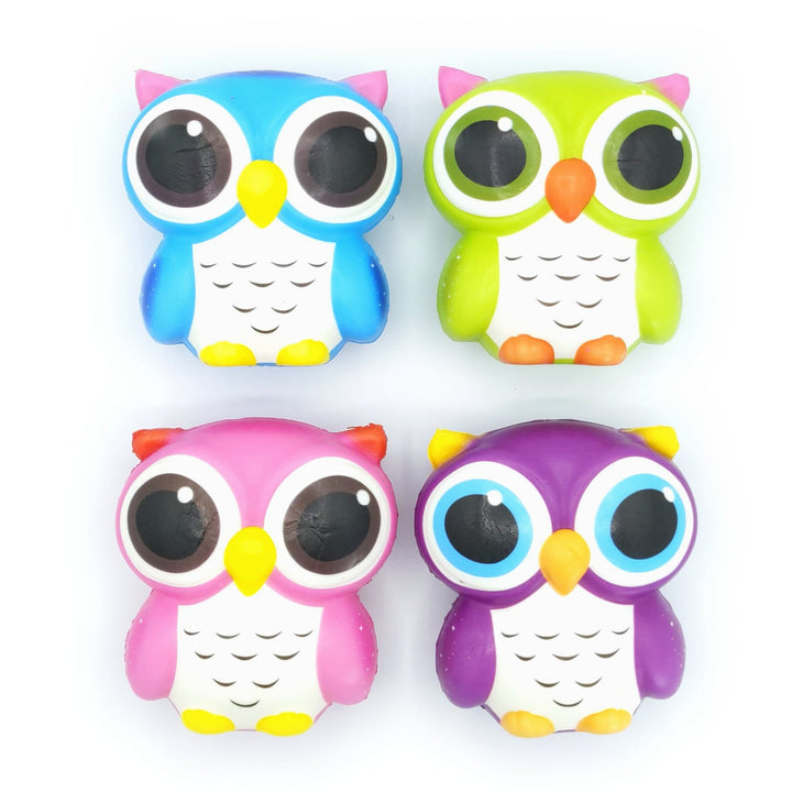 Squishy Owl Pals - Stress-Relief Sensory Toy Collection 🌈🤗 Random Colors
